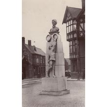 Edith Cavell Memorial Norwich Real Photo RPC Old Postcard