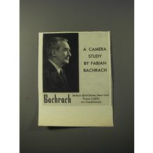 1953 Fabian Bachrach photography Ad - A camera study by Fabian Bachrach
