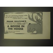 1959 Random House Book Advertisement - A Moose in the Hoose by Frank Sullivan