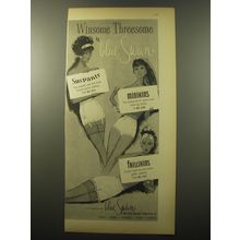 1960 Blue Swan Suspants, Minikins and Frillikins Ad - Winsome Threesome