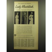 1960 Lady Macintosh Coats Ad - The original and authentic Lady Macintosh
