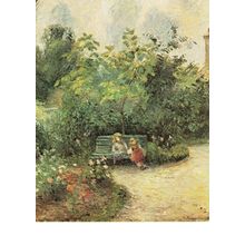 Camille Pissarro Un Coin De Jardin a L'Hermitage Painting Postcard