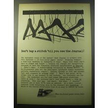 1960 Ladies' Home Journal Magazine Ad - Don't buy a stitch 'til you see
