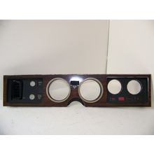 1976 CHRYSLER CORDOBA A/C INSTRUMENT CLUSTER SURROUND & LOWER DASH PLASTIC OEM