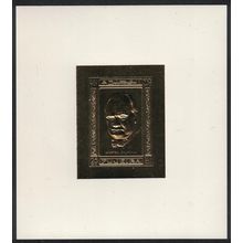 Fujeira Sir Winston Churchill MS GOLD FOIL 1969 MNH