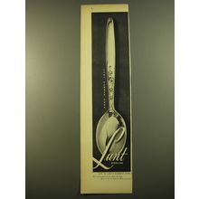 1961 Lunt Summer Song Silverware Advertisement