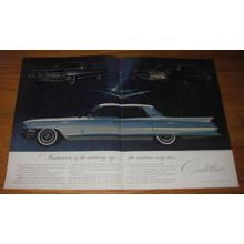 1962 Cadillac Car Ad - Fleetwood Sixty Special; Sixty-Two Sedan