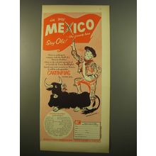 1961 Mexican Government Tourism Department Advertisement - In my Mexico