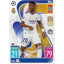 Match Attax UCL/UEL/UECL 2021-22: Real Madrid CF, Forward - Vini Jr.