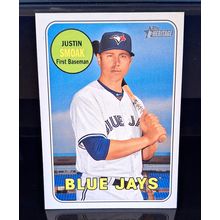 JUSTIN SMOAK 2018 TOPPS HERITAGE BASEBALL CARD #240