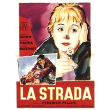 La Strada 1 REMASTERED Poster Canvas Movie Film Print A0 A1 A2 A3 A4 A5 A6 Art