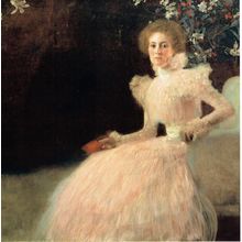 Portrait of Sonja Knijs - Klimt 1898 Poster Canvas Movie Film Print A0 A1 A2 A3