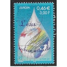 FRA 2001 3F 'EUROPA - WATER' FINE USED (EBID60-967)