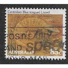 AUS 1981 85c 'CENTRALIAN BLUE TONGUED LIZARD' FINE USED (EBID68-028)