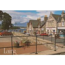 Lairg Chemists Presto Supermarket Press & Journal Sign Postcard