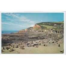 Newberry Beach Combe Martin Devon Postcard WHS 385