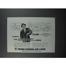 1955 TCA Airlines Ad - Insists on Viscount