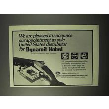 1975 Dynamit Nobel Firearms Ad - Pleased to Announce