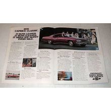 1975 Chevrolet Caprice Classic Car Ad - Leaner