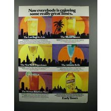 1975 Early Times Bourbon Ad - Really Great Times