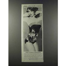 1981 Sirena Bandeau Swimsuit Ad - Understands Woman