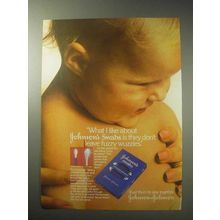 1985 Johnson's Swabs Ad - Don't Leave Fuzzy Wuzzies
