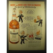 1950 Glenmore Bourbon Ad - More and more ask for Glenmore