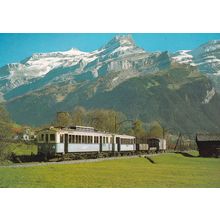 Aigle Sepey Diablerets French Train Postcard