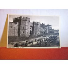 HENRY VIII GATE, WINDSOR CASTLE, BERKS. unused antique postcard by Photochrom #