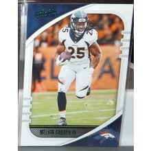 2020 Panini Absolute MELVIN GORDON III (Broncos) green parallel card #44
