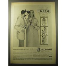 1960 3M Scotchgard Ad - fresh flair in wash & wear Holiday Garment & Dan River