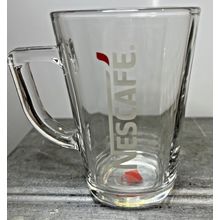 Nescafe Glass Coffee Mug / Cup Vintage Collectable Glassware Drinkware