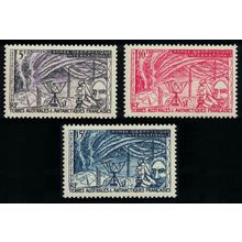 FSAT TAAF Intl Geophysical Year 3v 1957 MNH SG#19-21 MI#10-12 Sc#8-10