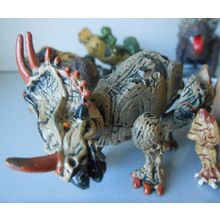 Vintage Dinosaur Bundle Dinosaurs Figures Toys Plastic Interchangeable Parts