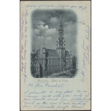 Hôtel de Ville, Bruxelles, 1900 - CPA
