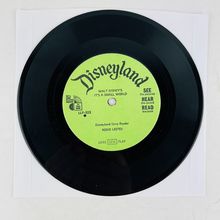 Walt Disney Disneyland It's A Small World 33 1/3 RPM Single Record 7" Vinyl