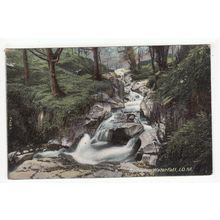 Ballaglas Waterfall Isle of Man Postcard IOM Hartmann 24297