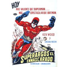 Superargo Vs Diabolicus 01 Poster Canvas Movie Film Print A0 A1 A2 A3 A4 A5 A6 A