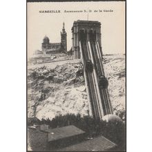 Ascenseurs Notre-Dame de la Garde, Marseille, c.1910 - CPA