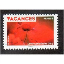 FRA 2009 (56c) 'VACANCES - POPPY' FINE USED (EBID21142)
