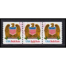 Used 2603v 10c Eagle Very Fine PNC 33333/3 Gold Dot PA3171