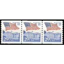 2609 29c U.S. Flag Over White House Very Fine MNH PNC 1/3 W1527