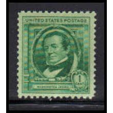 859 1c Washington Irving Fine Plus MNH KA2172