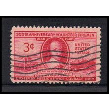 Used 971 3c Volunteer Firemen Fine KA7803