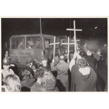 Christian Campaign For Nuclear Disarmament With Missile Launcher 1986 Postcard