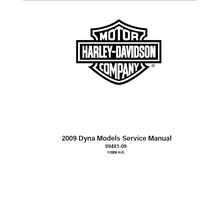 HARLEY-DAVIDSON DYNA MODELS SERVICE MANUAL 2009 MOTORCYCLE 576 PAGES IN ENGLISH