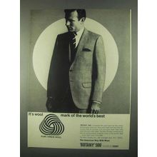 1967 Botany 500 Glen Plaid Suit Ad - It's Wool
