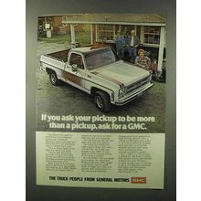 1976 GMC Pickup Truck Ad - If You Ask To Be More