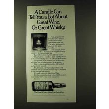 1979 Old Forester Whisky Ad - A Candle Can Tell