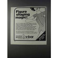 1981 Anne-Marie Bennstrom's V-Bar Ad - Figure Shaping